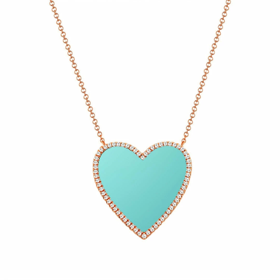 Best reviews of 😀 Sabrina Designs 14k Gold Diamond & Turquoise Heart Necklace for 👩 women ✔️ 4 Best reviews of 😀 Sabrina Designs 14k Gold Diamond & Turquoise Heart Necklace for 👩 women ✔️ - Image 2