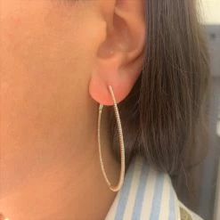 Outlet 🥰 Sabrina Designs 14k Gold & Diamond Skinny Hoop Earrings 2" for 👩 women ✔️ -Sabrina Designs Shop 0cfcb4139eef443baaabded4fc570b80 0294addb f2ed 45ec 8918 2d1bd8a6a0a1 1080x