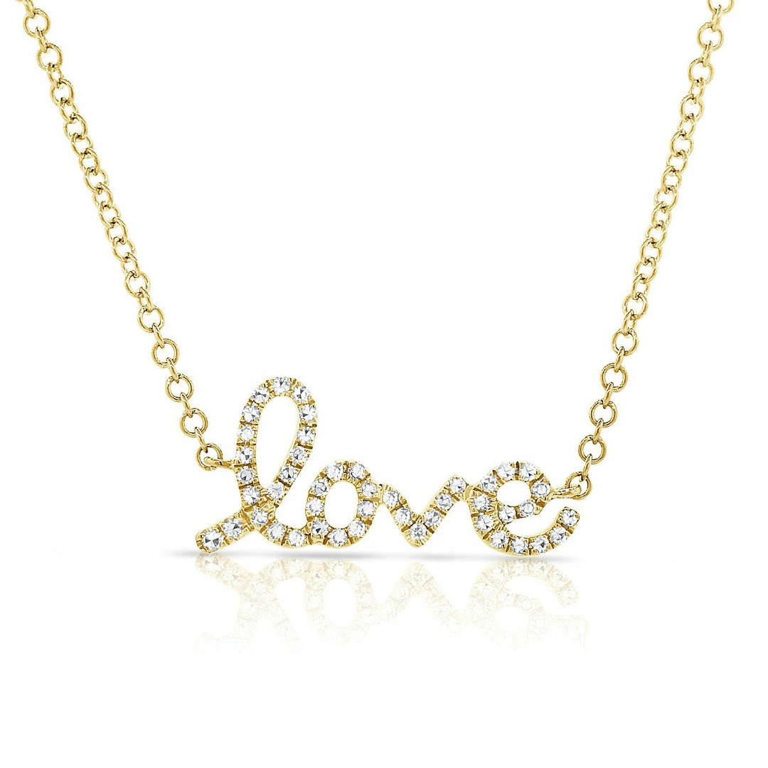 Promo π Sabrina Designs 14k Gold & Diamond Script Love Necklace for π© women β 3 Promo π Sabrina Designs 14k Gold & Diamond Script Love Necklace for π© women β