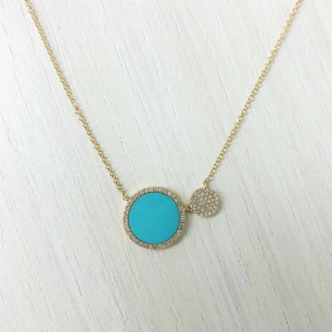 Discount โ๏ธ Sabrina Designs 14k Gold & Turquoise Circle Necklace for ๐ฉ women ๐ 4 Discount โ๏ธ Sabrina Designs 14k Gold & Turquoise Circle Necklace for ๐ฉ women ๐ - Image 2