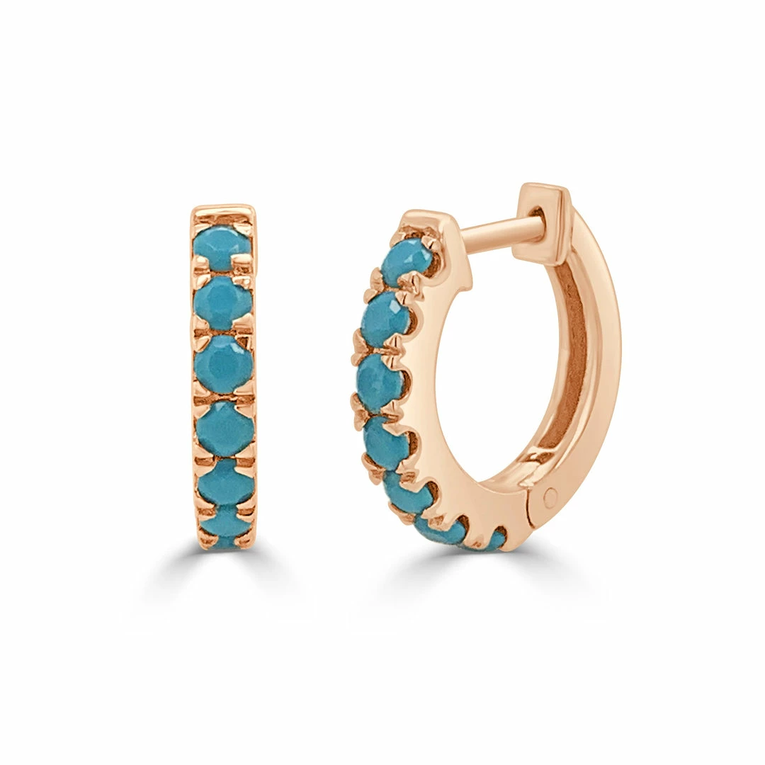 Top 10 ๐งจ Sabrina Designs 14k Gold & Turquoise Huggy Earrings for ๐ฉ women ๐ 3 Top 10 ๐งจ Sabrina Designs 14k Gold & Turquoise Huggy Earrings for ๐ฉ women ๐