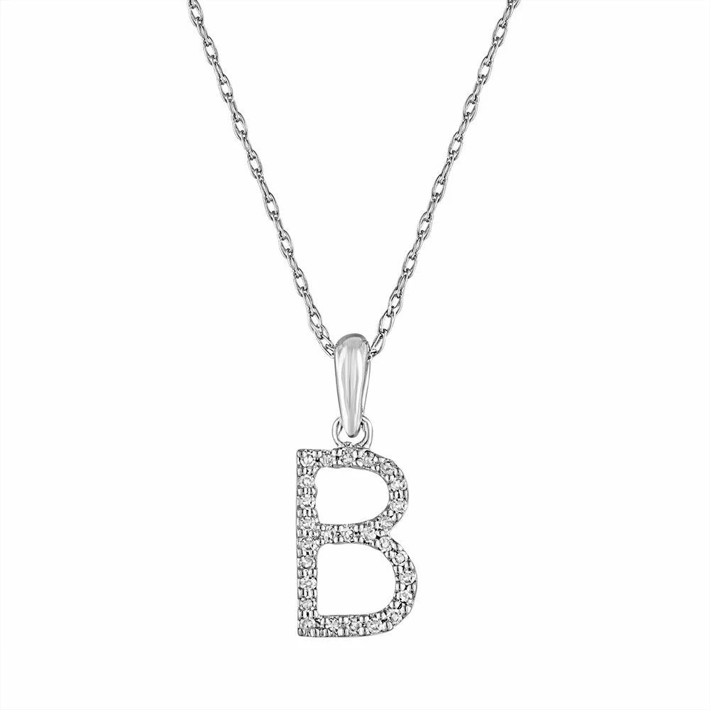New β Sabrina Designs 14k White Gold & Diamond Initial Necklace for π© women 𧨠6 New β Sabrina Designs 14k White Gold & Diamond Initial Necklace for π© women 𧨠- Image 4