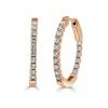 Best Sale 🔥 Sabrina Designs 14k Gold & Diamond Oval Hoop Earrings - 1'' for 👩 women 👏
