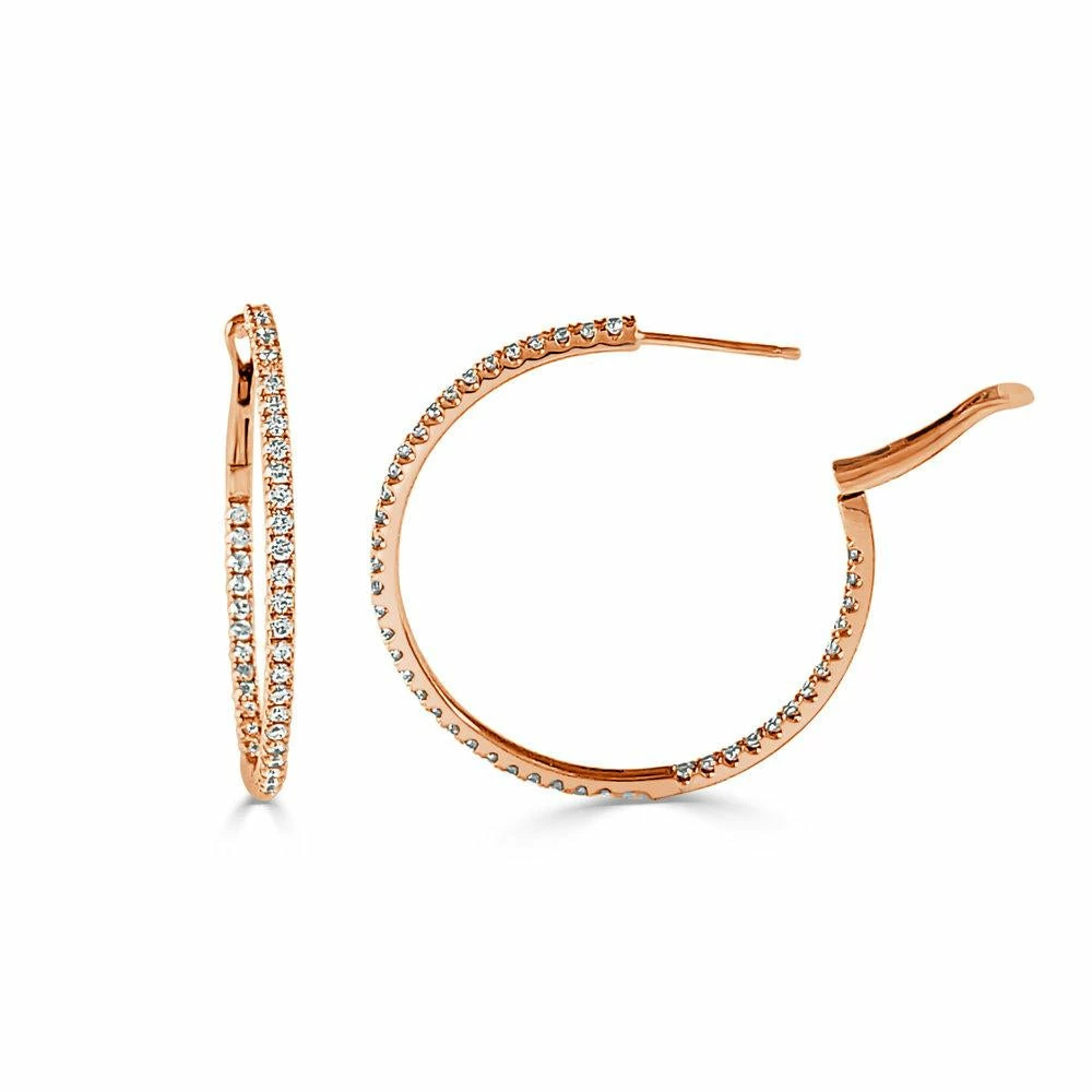 Outlet ๐ Sabrina Designs 14k Gold & Diamond Hoop Earrings for ๐ฉ women ๐ 3 Outlet ๐ Sabrina Designs 14k Gold & Diamond Hoop Earrings for ๐ฉ women ๐