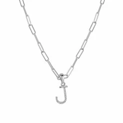 Outlet 🎁 Sabrina Designs 14k White Gold & Diamond Paperclip Initial Necklace for 👩 women 🥰 -Sabrina Designs Shop 2b33331188cb4ffc80cabc549f44be38 1080x