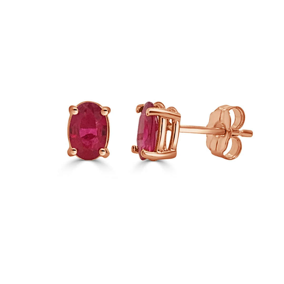 Best deal π Sabrina Designs 14K Gold & Ruby Oval Studs for π© women π 6 Best deal π Sabrina Designs 14K Gold & Ruby Oval Studs for π© women π - Image 4