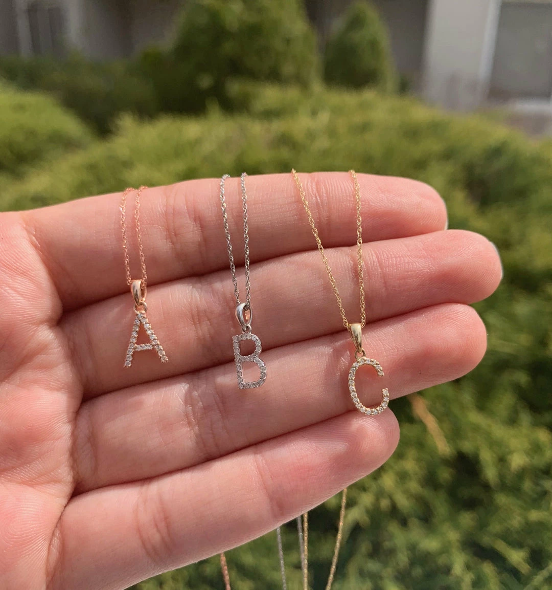New β Sabrina Designs 14k White Gold & Diamond Initial Necklace for π© women 𧨠4 New β Sabrina Designs 14k White Gold & Diamond Initial Necklace for π© women 𧨠- Image 2