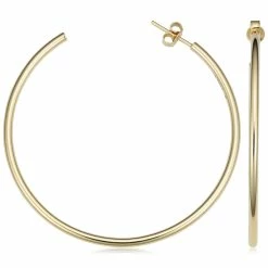 Brand new 🥰 Sabrina Designs 14k Gold Open Hoop Earrings for 👩 women ❤️