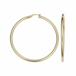 Flash Sale 🔥 Sabrina Designs 14k Gold Tube Hoop Earrings for 👩 women 😍
