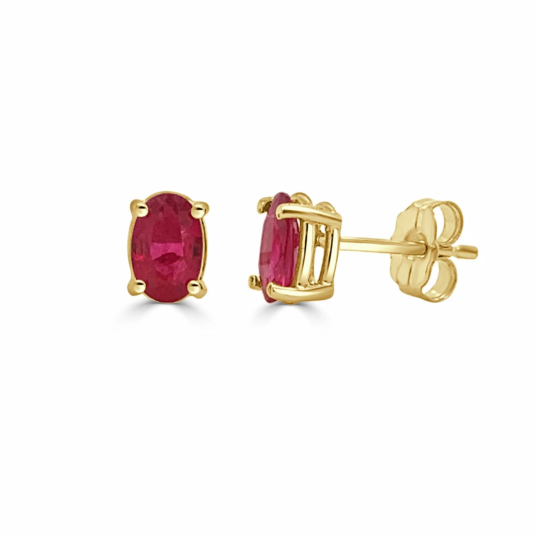 Best deal π Sabrina Designs 14K Gold & Ruby Oval Studs for π© women π 3 Best deal π Sabrina Designs 14K Gold & Ruby Oval Studs for π© women π