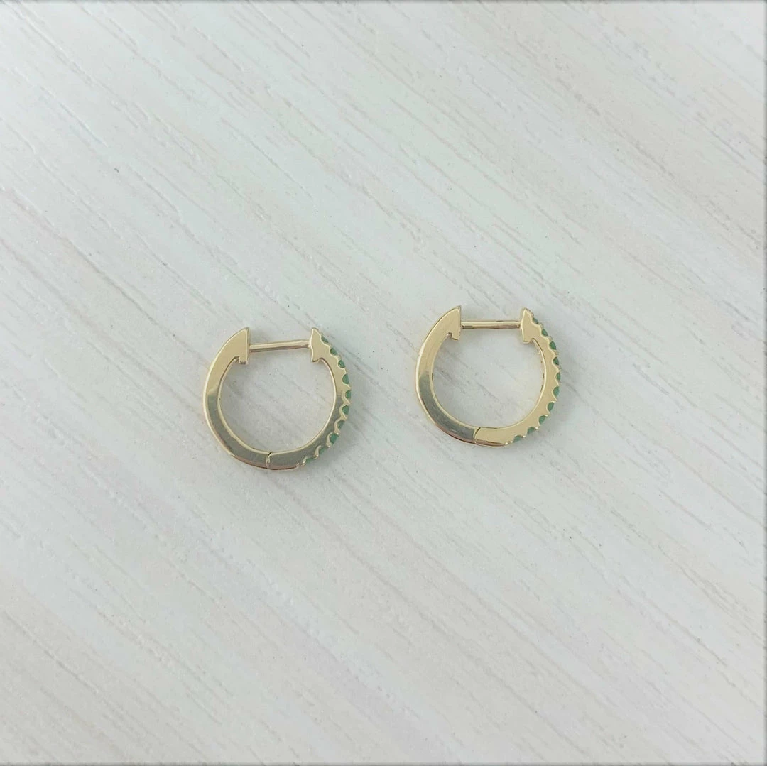 Top 10 ๐ Sabrina Designs 14k Gold & Emerald Huggie Earrings for ๐ฉ women ๐ฏ 4 Top 10 ๐ Sabrina Designs 14k Gold & Emerald Huggie Earrings for ๐ฉ women ๐ฏ - Image 2