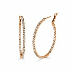 Best Sale 🛒 Sabrina Designs 14k Gold & Diamond Hoop Earrings for 👩 women 🔔