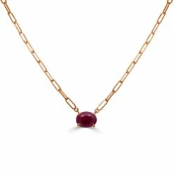 Discount 🔥 Sabrina Designs 14k Gold & Ruby Link Necklace for 👩 women 🎉