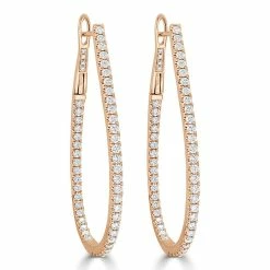 Promo 🛒 Sabrina Designs 14k Gold & Diamond Pear Shape Hoop Earrings - 1.75'' for 👩 women 🥰 -Sabrina Designs Shop 6429f64fa3764f758feac1010e68a819 a1f0b26f c3fd 4ad6 997c 838aef11a1c2 1080x
