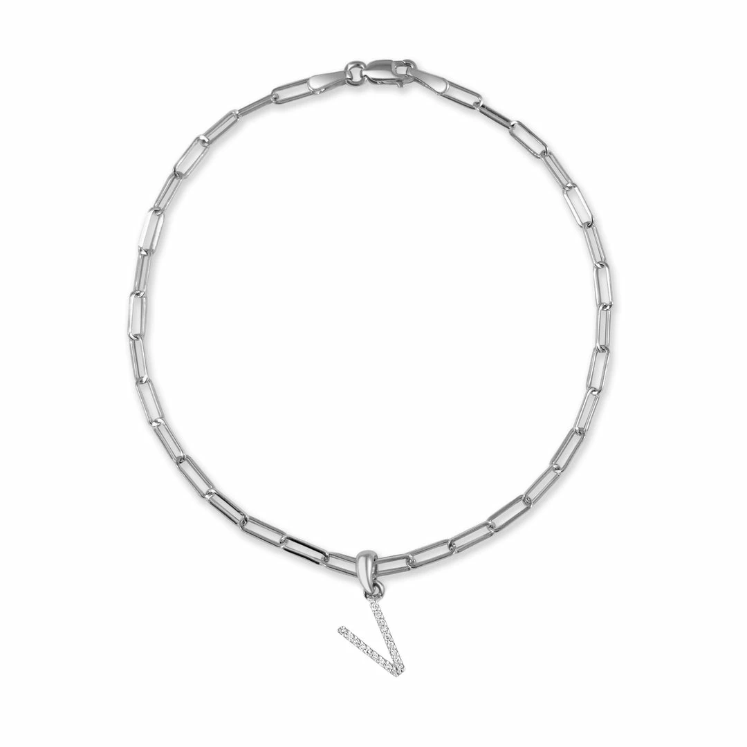 Brand new π― Sabrina Designs 14k White Gold & Diamond Initial Link Bracelet for π© women π 28 Brand new π― Sabrina Designs 14k White Gold & Diamond Initial Link Bracelet for π© women π - Image 26