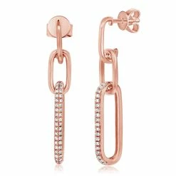 Best Pirce ✨ Sabrina Designs 14k Gold & Diamond Link Drop Earrings for 👩 women 🔥