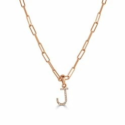 Outlet ✨ Sabrina Designs 14k Rose Gold & Diamond Paperclip Initial Necklace for 👩 women 🤩 -Sabrina Designs Shop 76ec6eb0f40742f5b0c6a04e957a04f5 1080x