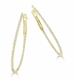 Promo ✨ Sabrina Designs 14k Gold & Diamond Skinny Hoop Earrings 1-1/2" for 👩 women ⌛ -Sabrina Designs Shop 78548f931b41429180615f5af2924ed5 1254b20d a6de 4296 b33c 567b3e959d23 1080x