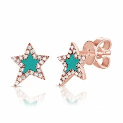 Deals 🌟 Sabrina Designs 14k Gold & Diamond Star Earrings for 👩 women 😍