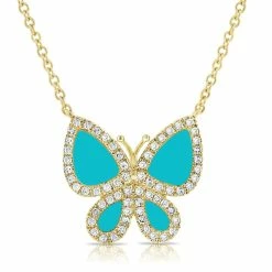 Best Pirce ๐ฅฐ Sabrina Designs 14k Gold & Diamond Butterfly Necklace for ๐ฉ women ๐