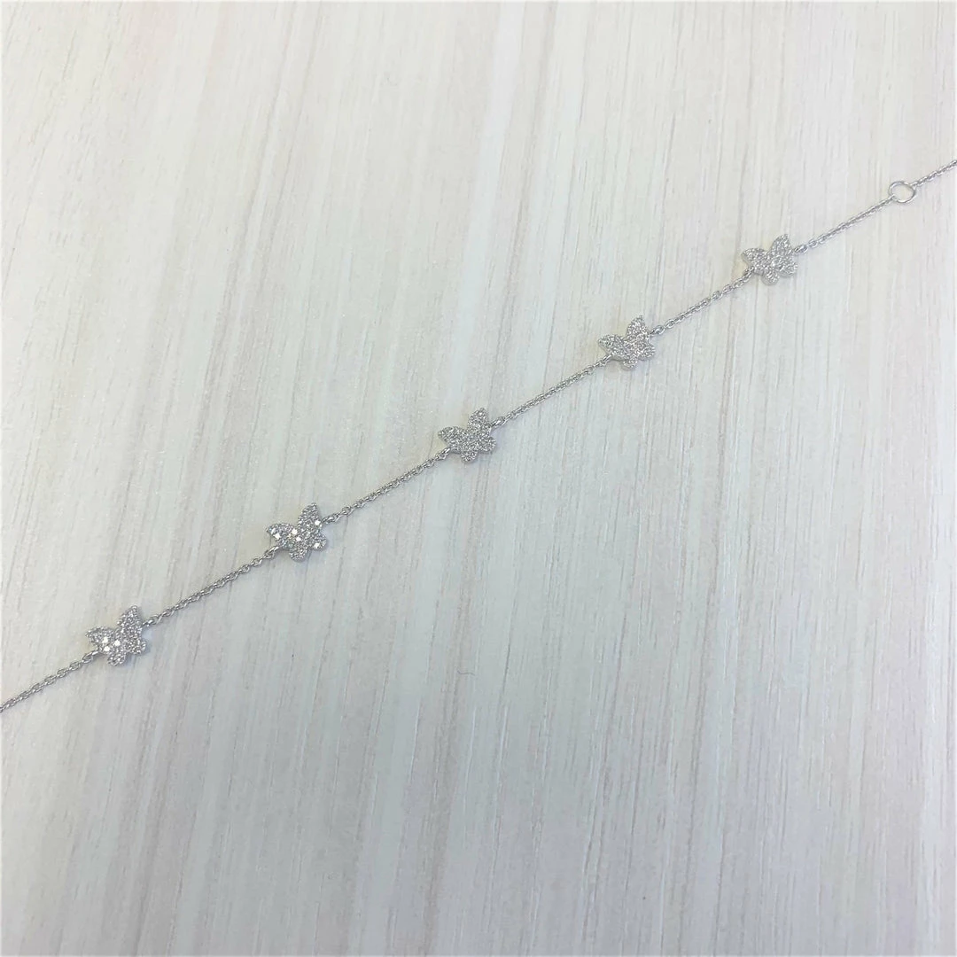 Budget π Sabrina Designs 14k Gold & Diamond Butterfly Station Bracelet for π© women β€οΈ 5 Budget π Sabrina Designs 14k Gold & Diamond Butterfly Station Bracelet for π© women β€οΈ - Image 3