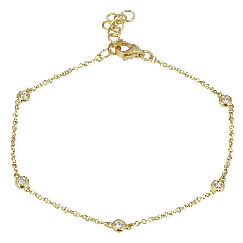 Hot Sale ๐ Sabrina Designs 14k Gold & Diamond Bezel Station Bracelet for ๐ฉ women ๐ 3 Hot Sale ๐ Sabrina Designs 14k Gold & Diamond Bezel Station Bracelet for ๐ฉ women ๐