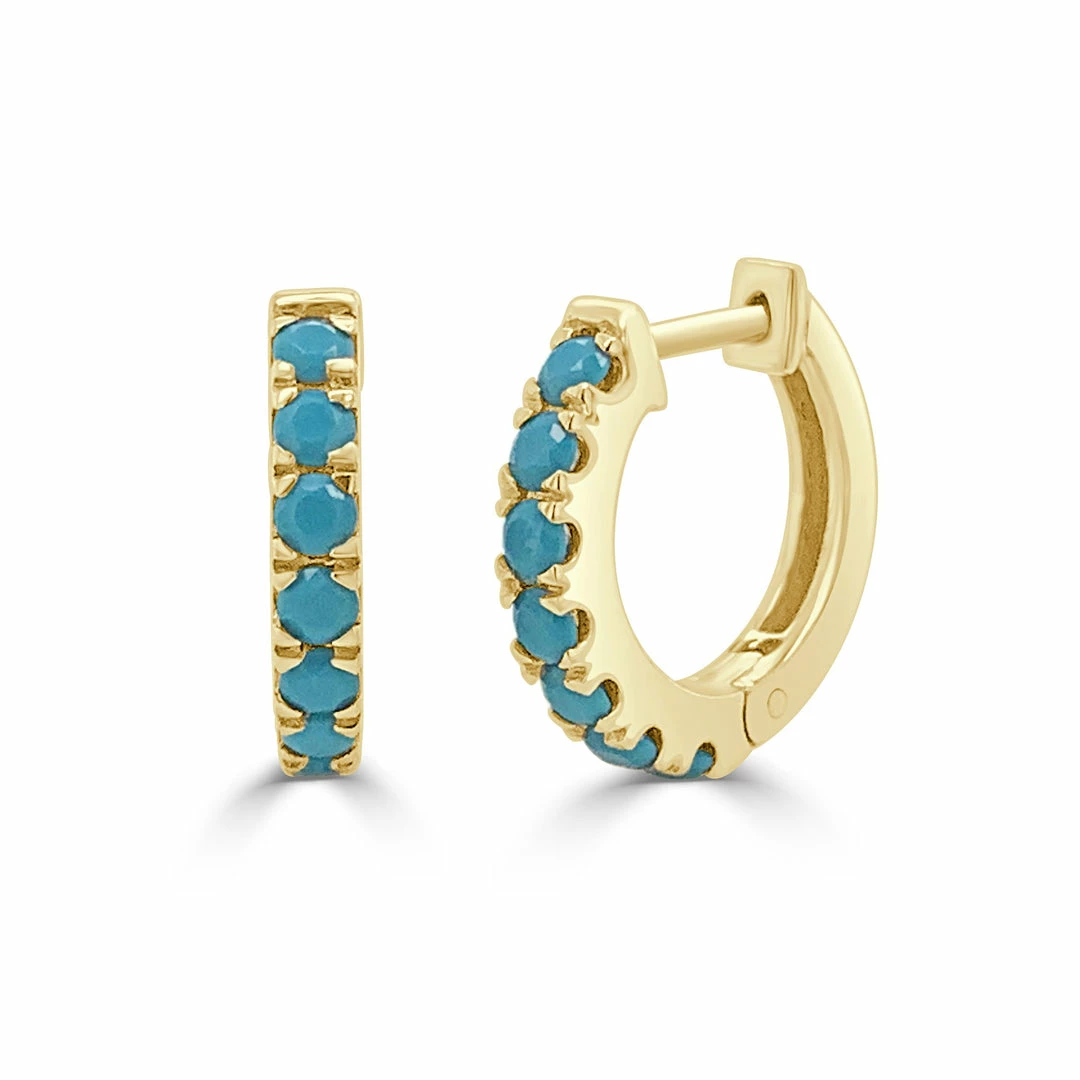 Top 10 ๐งจ Sabrina Designs 14k Gold & Turquoise Huggy Earrings for ๐ฉ women ๐ 6 Top 10 ๐งจ Sabrina Designs 14k Gold & Turquoise Huggy Earrings for ๐ฉ women ๐ - Image 4