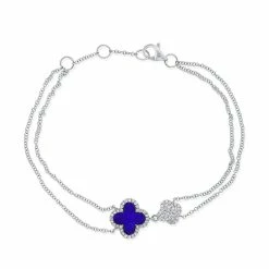Cheapest 🎁 Sabrina Designs 14k Gold & Diamond Lapis Clover Bracelet for 👩 women 😉 -Sabrina Designs Shop 93b9393d9f014df781cfc37daa8b9889 1080x