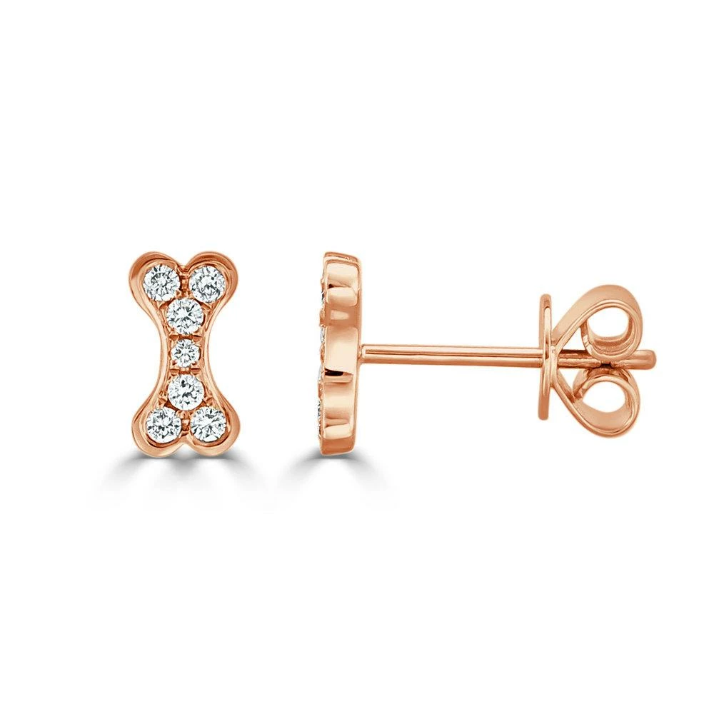 Wholesale π Sabrina Designs 14k Gold & Diamond π Dog Bone Stud Earrings for π© women π 7 Wholesale π Sabrina Designs 14k Gold & Diamond π Dog Bone Stud Earrings for π© women π - Image 5