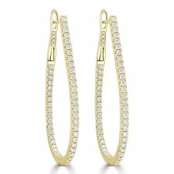 Promo 🛒 Sabrina Designs 14k Gold & Diamond Pear Shape Hoop Earrings - 1.75'' for 👩 women 🥰 -Sabrina Designs Shop 98b4c77bf2e744ba9a8aa68aa243c0ca 6a69f7a9 2faf 472d 8a4c 50055df53c57 1080x