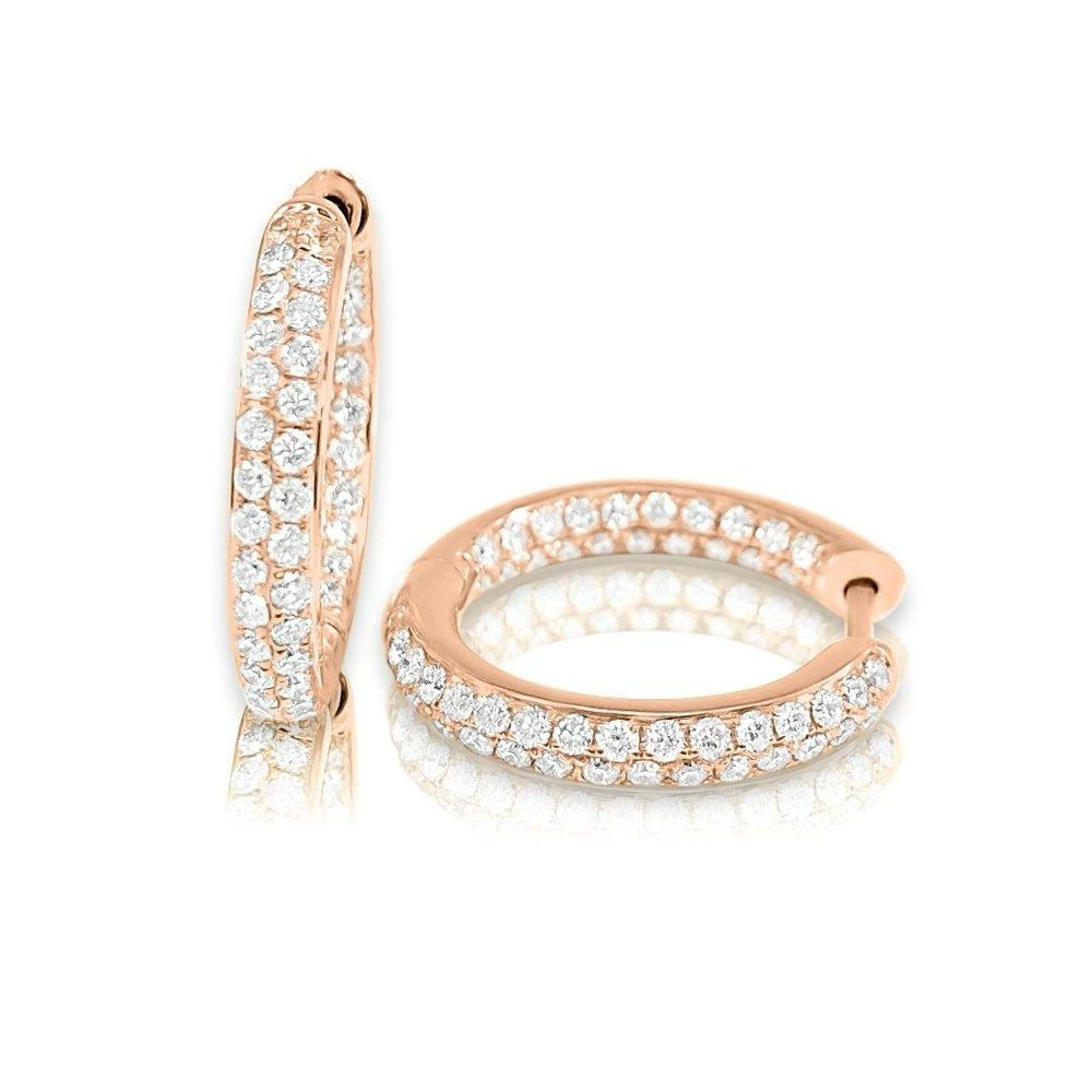 Buy ๐ Sabrina Designs 14k Gold & Diamond Pave Hoop Earrings for ๐ฉ women ๐ฅ 3 Buy ๐ Sabrina Designs 14k Gold & Diamond Pave Hoop Earrings for ๐ฉ women ๐ฅ