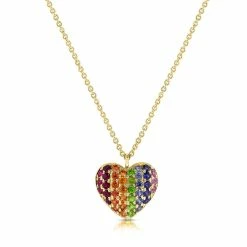 Flash Sale 👏 Sabrina Designs 14k Gold & Sapphire Heart Necklace for 👩 women 🌟