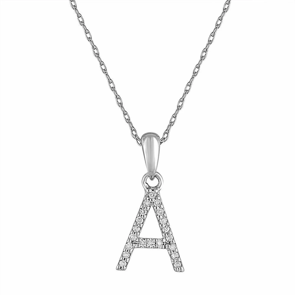 New β Sabrina Designs 14k White Gold & Diamond Initial Necklace for π© women 𧨠3 New β Sabrina Designs 14k White Gold & Diamond Initial Necklace for π© women π§¨