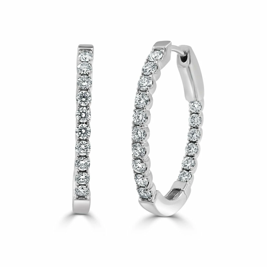 Best Sale ๐ฅ Sabrina Designs 14k Gold & Diamond Oval Hoop Earrings - 1'' for ๐ฉ women ๐ 6 Best Sale ๐ฅ Sabrina Designs 14k Gold & Diamond Oval Hoop Earrings - 1'' for ๐ฉ women ๐ - Image 4