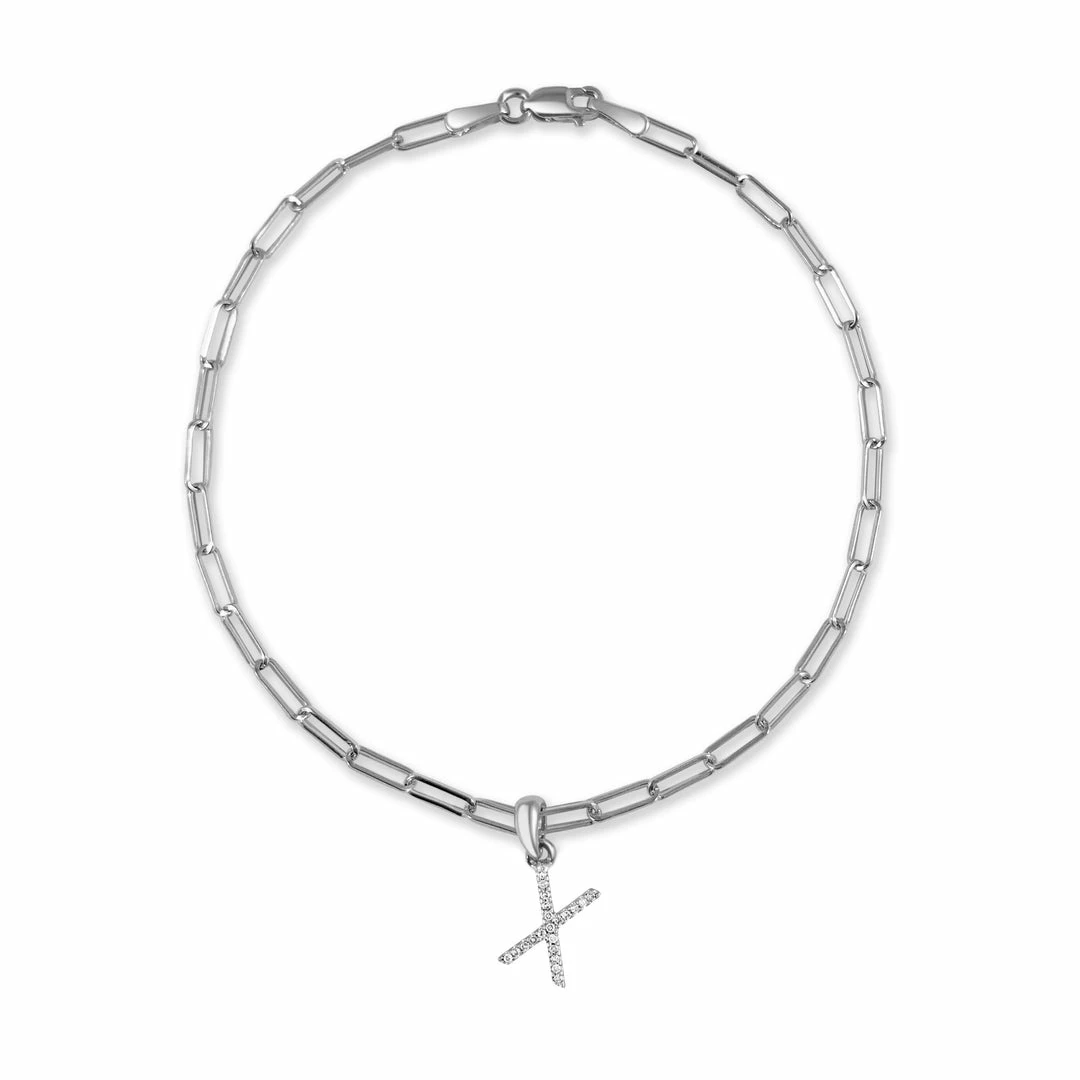Brand new π― Sabrina Designs 14k White Gold & Diamond Initial Link Bracelet for π© women π 26 Brand new π― Sabrina Designs 14k White Gold & Diamond Initial Link Bracelet for π© women π - Image 24