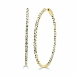 Cheapest 🥰 Sabrina Designs 14k Gold & Diamond Oval Hoop Earrings - 2'' for 👩 women 👏 -Sabrina Designs Shop a81372036abb47589b21420fc587ef4f 1080x