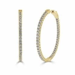 Promo 🎉 Sabrina Designs 14k Gold & Diamond Flexible Hoops 1.5'' for 👩 women 😍