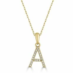 Budget 💯 Sabrina Designs 14k Gold & Diamond Initial Necklace for 👩 women ✔️