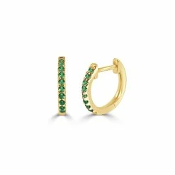 Top 10 🎉 Sabrina Designs 14k Gold & Emerald Huggie Earrings for 👩 women 💯