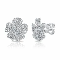 Coupon 🔔 Sabrina Designs 14k Gold & Diamond Flower Earrings for 👩 women 😍