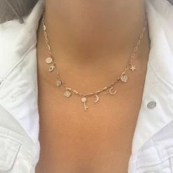 Budget 😍 Sabrina Designs 14k Gold & Diamond Paperclip Charm Necklace for 👩 women ⌛ -Sabrina Designs Shop b21310c02ecb44a794429fe9ee55ec2b 85c4a77c 5dd3 491d b9f5 684aa783e568 1080x