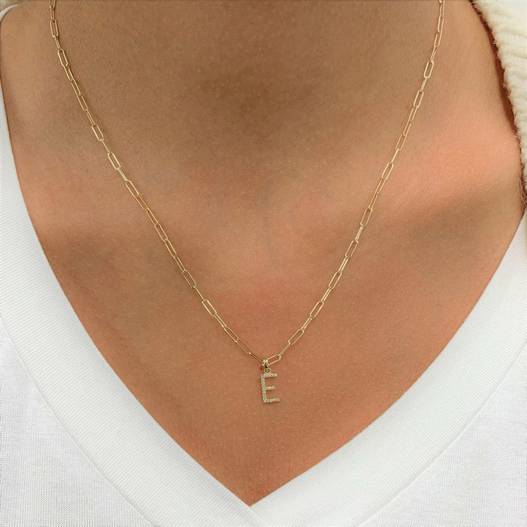 Buy ๐ Sabrina Designs 14k Gold & Diamond Paperclip Initial Necklace for ๐ฉ women ๐ 5 Buy ๐ Sabrina Designs 14k Gold & Diamond Paperclip Initial Necklace for ๐ฉ women ๐ - Image 3