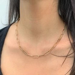 Cheapest 😍 Sabrina Designs 14k Gold Paperclip Link Necklace - Large for 👩 women 🔔 -Sabrina Designs Shop b76d817aacd54f8ab0d246dee106d373 87c14d0c a232 448b 9865 ce132bcaf899 1080x