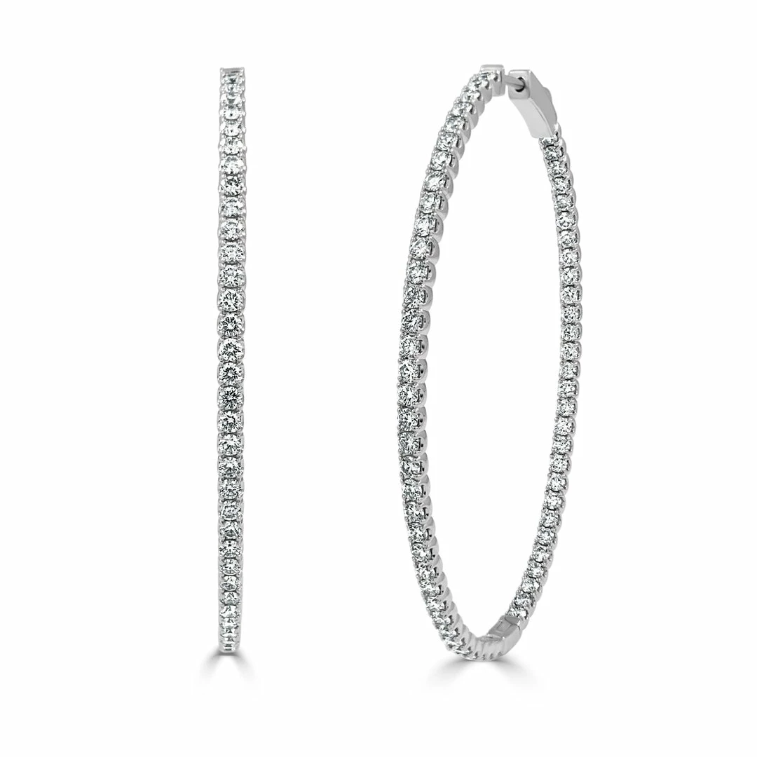 Best Pirce ๐ Sabrina Designs 14k Gold & Diamond Oval Hoop Earrings - 2.25'' for ๐ฉ women ๐ 7 Best Pirce ๐ Sabrina Designs 14k Gold & Diamond Oval Hoop Earrings - 2.25'' for ๐ฉ women ๐ - Image 5