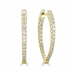 Best Pirce ❤️ Sabrina Designs 14k Gold & Diamond Point Hoop Earrings- 1.25" for 👩 women 🌟 -Sabrina Designs Shop c288e353cd7f435c8234253e94394b0d 1080x