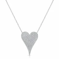 Budget ⌛ Sabrina Designs 14k Gold & Diamond Heart Necklace for 👩 women 👏