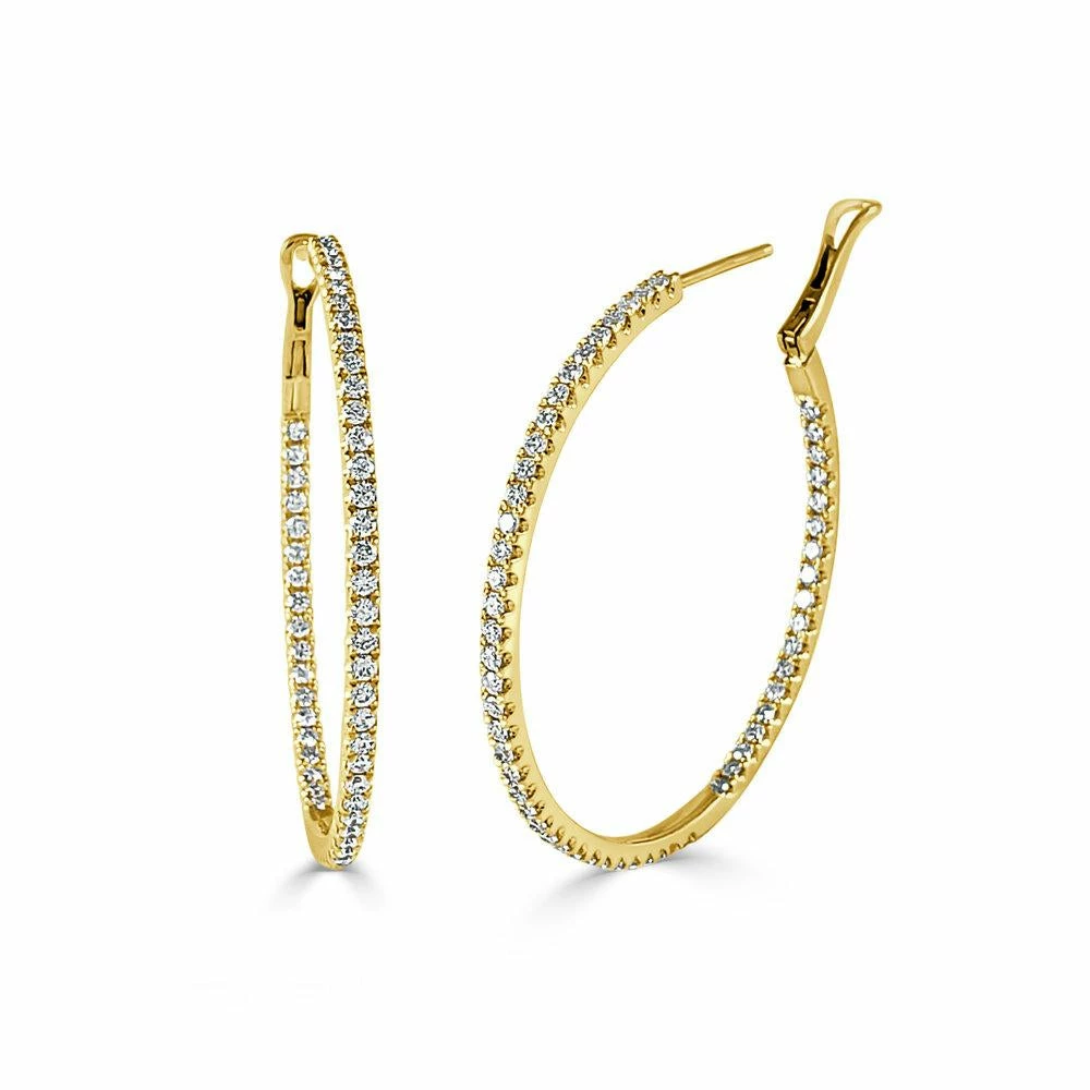 Best Sale ๐ Sabrina Designs 14k Gold & Diamond Hoop Earrings for ๐ฉ women ๐ 4 Best Sale ๐ Sabrina Designs 14k Gold & Diamond Hoop Earrings for ๐ฉ women ๐ - Image 2