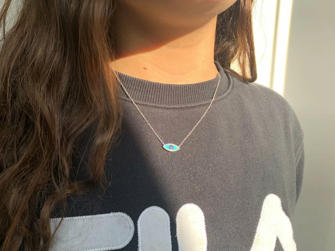 New π₯° Sabrina Designs 14k Gold & Diamond Turquoise Evil Eye Necklace for π© women π 4 New π₯° Sabrina Designs 14k Gold & Diamond Turquoise Evil Eye Necklace for π© women π - Image 2