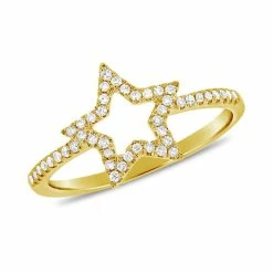 Best reviews of 🔥 Sabrina Designs 14k Gold & Diamond Star Ring for 👩 women 😉