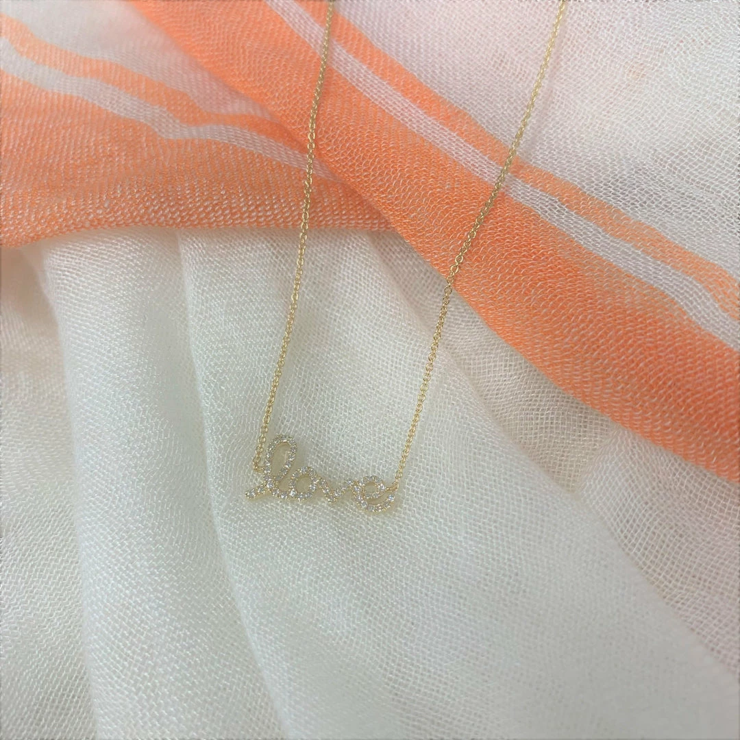 Promo π Sabrina Designs 14k Gold & Diamond Script Love Necklace for π© women β 7 Promo π Sabrina Designs 14k Gold & Diamond Script Love Necklace for π© women β - Image 5